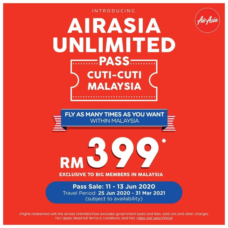 AirAsia Launched Domestic Unlimited Pass for Cuti-Cuti Malaysia #supportlokal