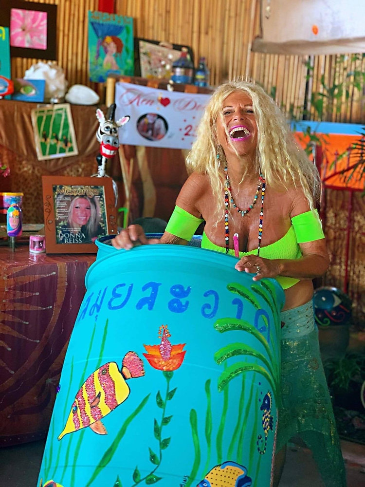 Art for All: Painting Trash Bins for Charity with Avani+ Samui