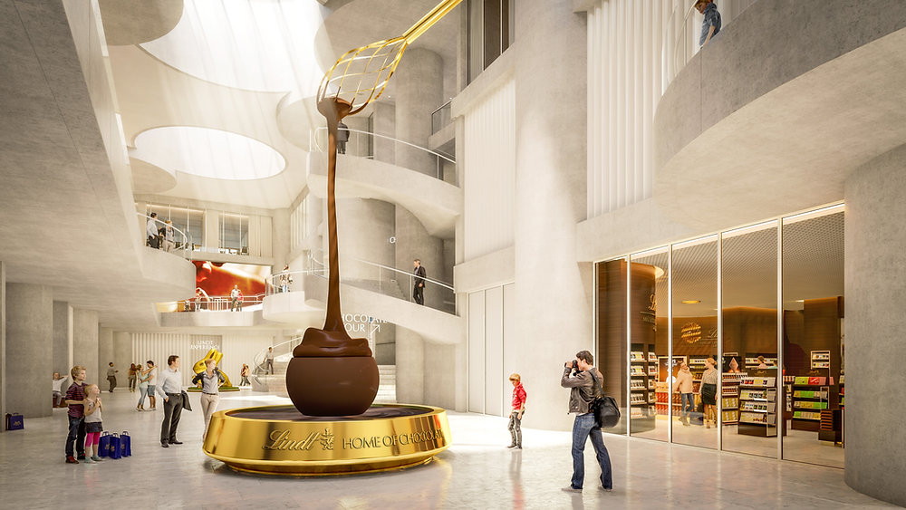 Lindt Opens World’s Largest Chocolate Museum — With the World’s Largest Chocolate Fountain