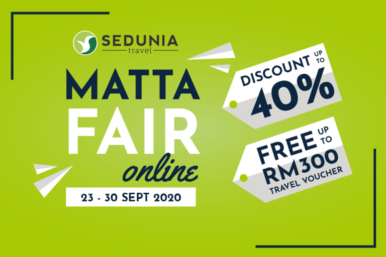 A Few Clicks Away to Scoring Your Next Travel Deal with Sedunia Travel at MATTA Fair Online