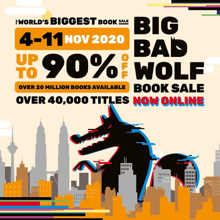 The Big Bad Wolf Book Sale, Goes Online 4 – 11 Nov 2020
