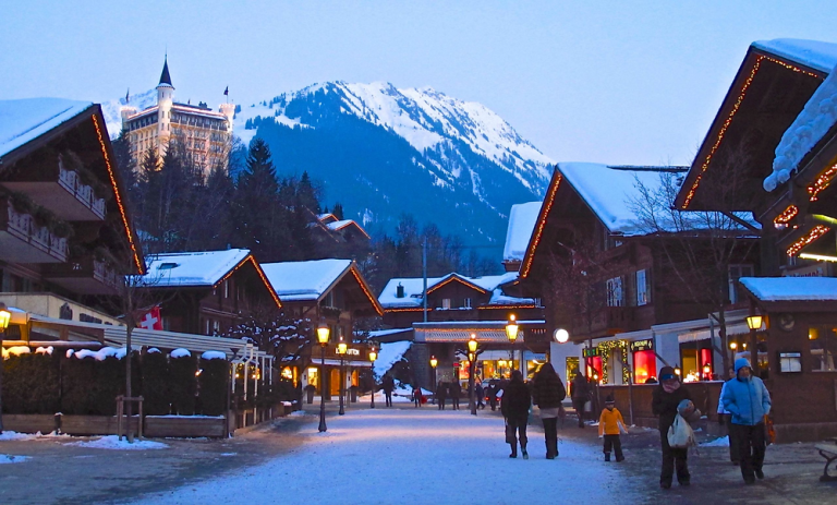 Gstaad, Switzerland – where superstars and celebrities retreat to