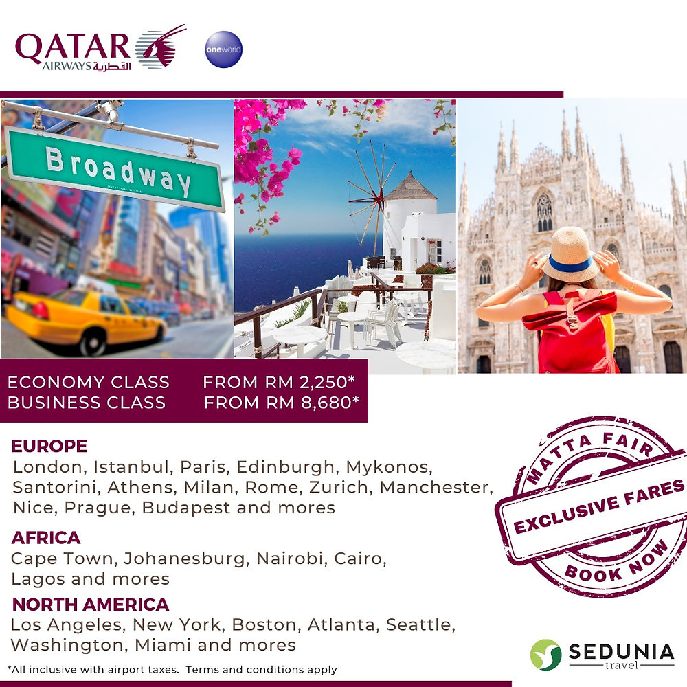 Qatar Airways Offers Amazing Promos as Malaysia Reopens to International Travel