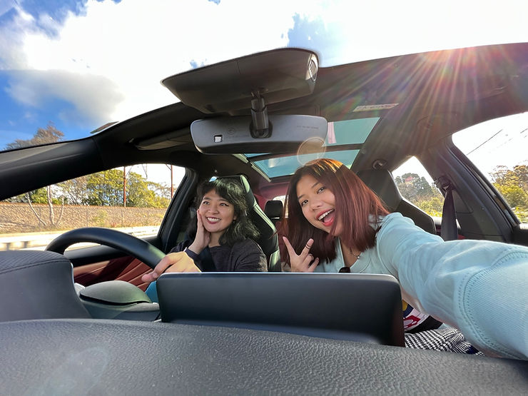 Girls self drive Australia