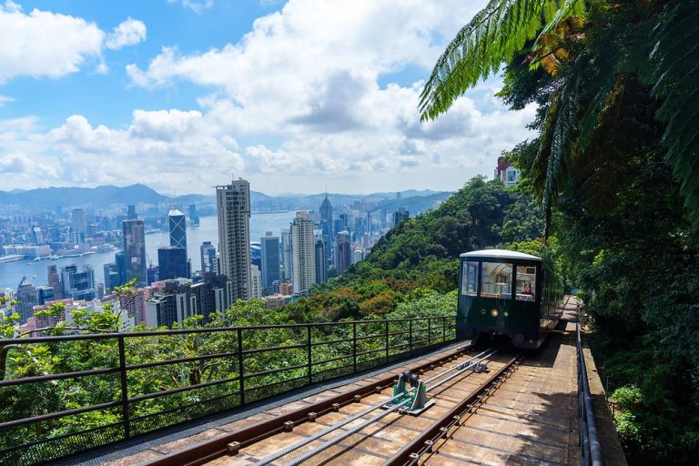 Iconic Hong Kong Peak Tram Ascends the Peak Again after Makeover