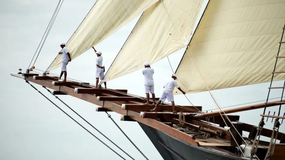 Aman private yatch on Moyo Island, Indonesia