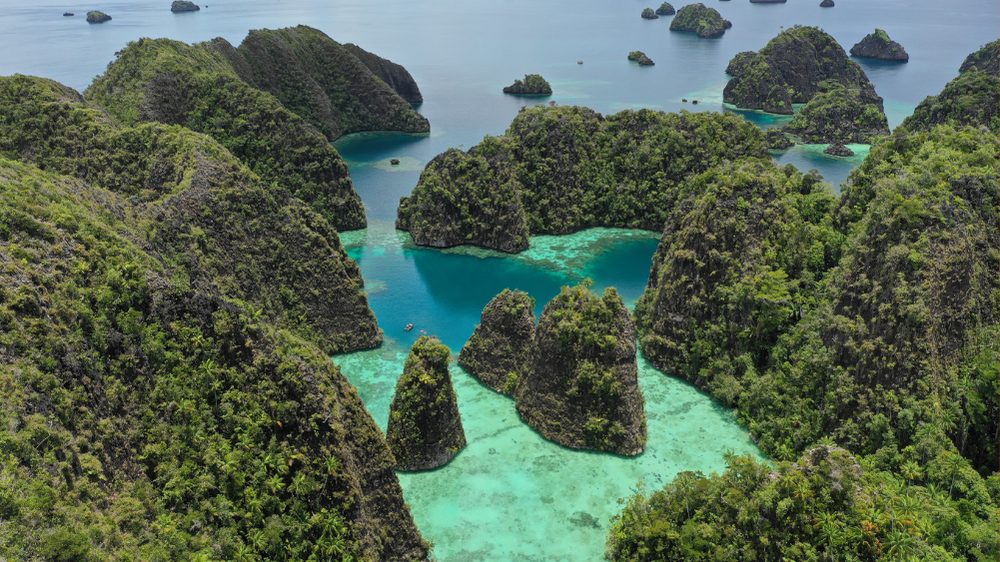 Piaynemo viewpoint on an Indonesia travel beyond Bali journey
