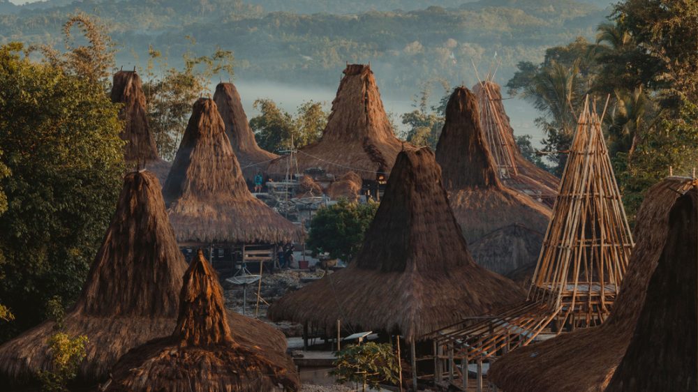 Traditional houses and cultural heritage in Sumba Island