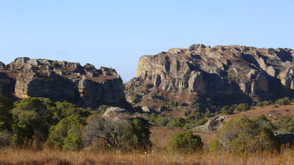 sandstone massifs at Isalo National Park